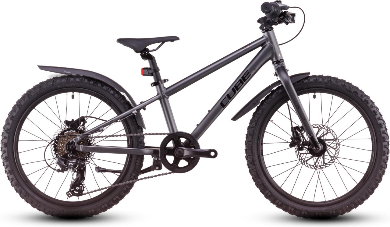 Cube Acid 200 Disc Allroad grey n flash 2025 - Bicicleta Niños 20 Pulgadas