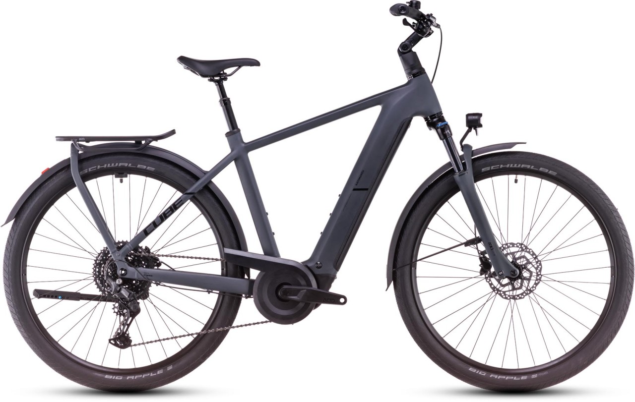 Cube Kathmandu Hybrid ONE shadowgrey n black - Bicicleta-Eléctrica Trekking Hombres