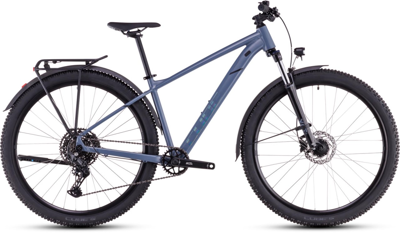 Cube Aim Race Allroad wolfgrey n black 2025 - MTB Rígida