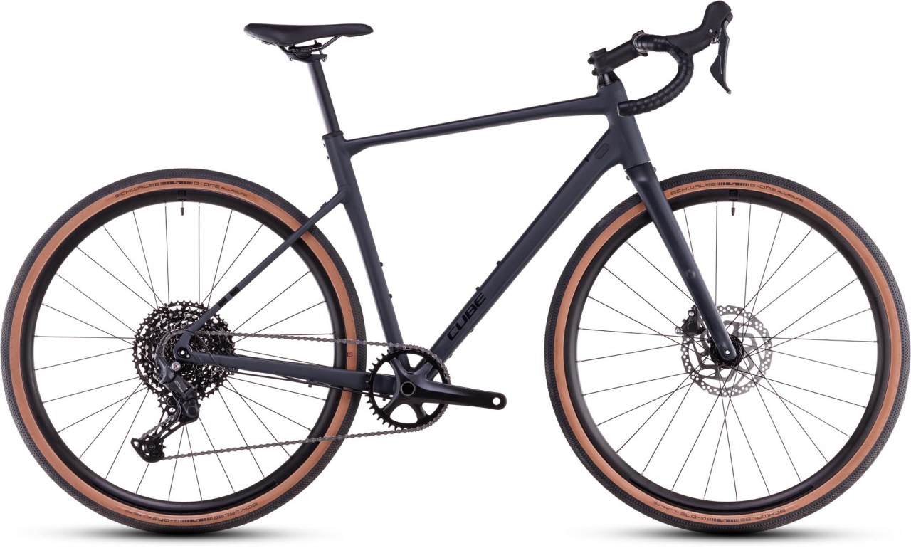 Cube Nuroad Pro night n black 2025 - Bicicleta de grava