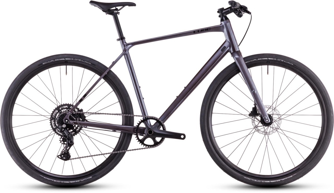 Cube Nulane ONE mineralgrey n black 2025 - Bicicleta Fitness Hombres