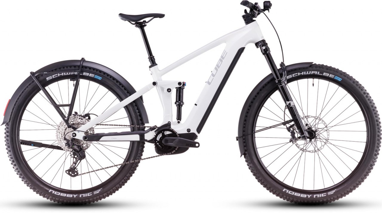 Cube Stereo Hybrid ONE44 EXC Allroad 800 metallicwhite n black 2025 - MTB-Eléctrica Doble Suspensión