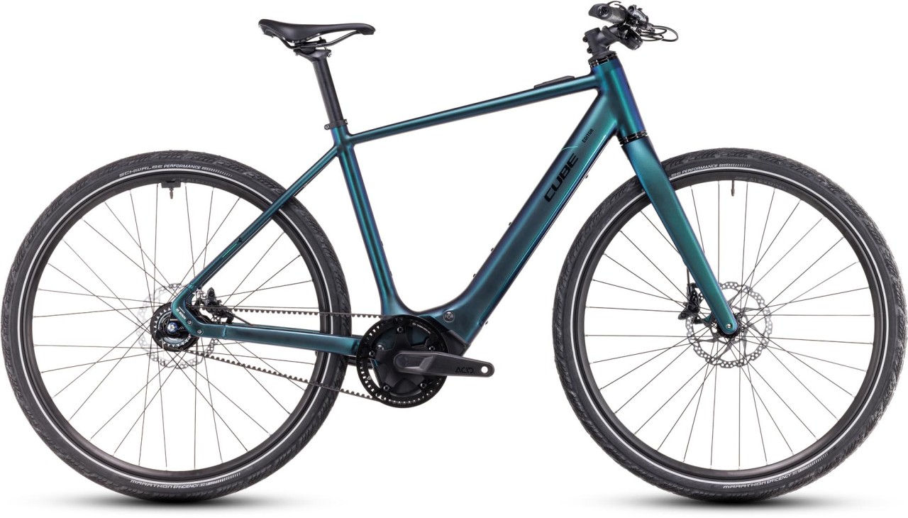 Cube Editor Hybrid SLT 400X goblin n glossy 2025 - Bicicleta-Eléctrica Fitness Hombres