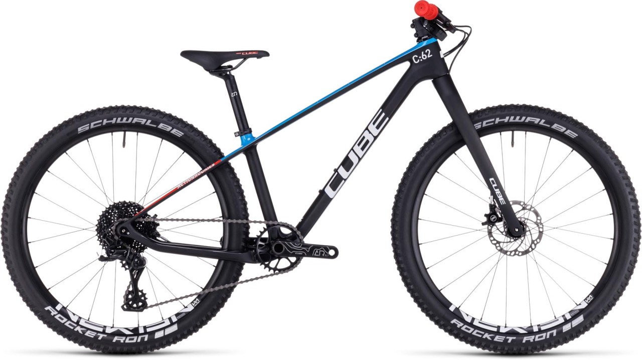 Cube Elite 240 C:62 Pro carbon n blue n red 2024 - Kinderrad 24 Zoll