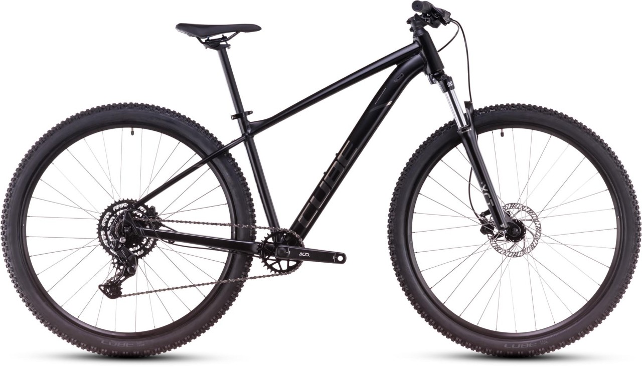 Cube Aim Pro black n slateblack 2025 - MTB Rígida