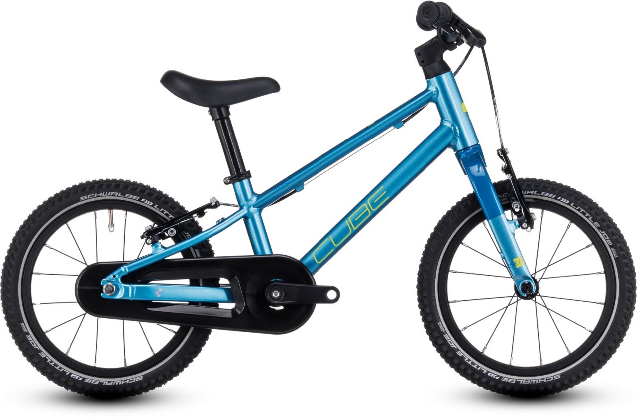 Cube Numove 140 blue n lime 2025 - Bicicleta Niños 14 Pulgadas