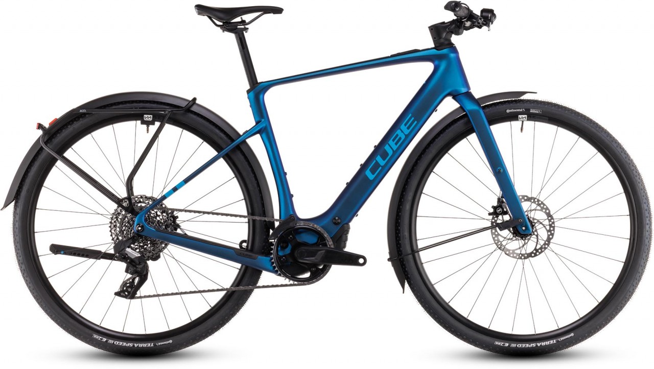 Cube Nulane Hybrid C:62 SLX FE 400X nebula n blue 2025 - Bicicleta-Eléctrica Fitness Hombres