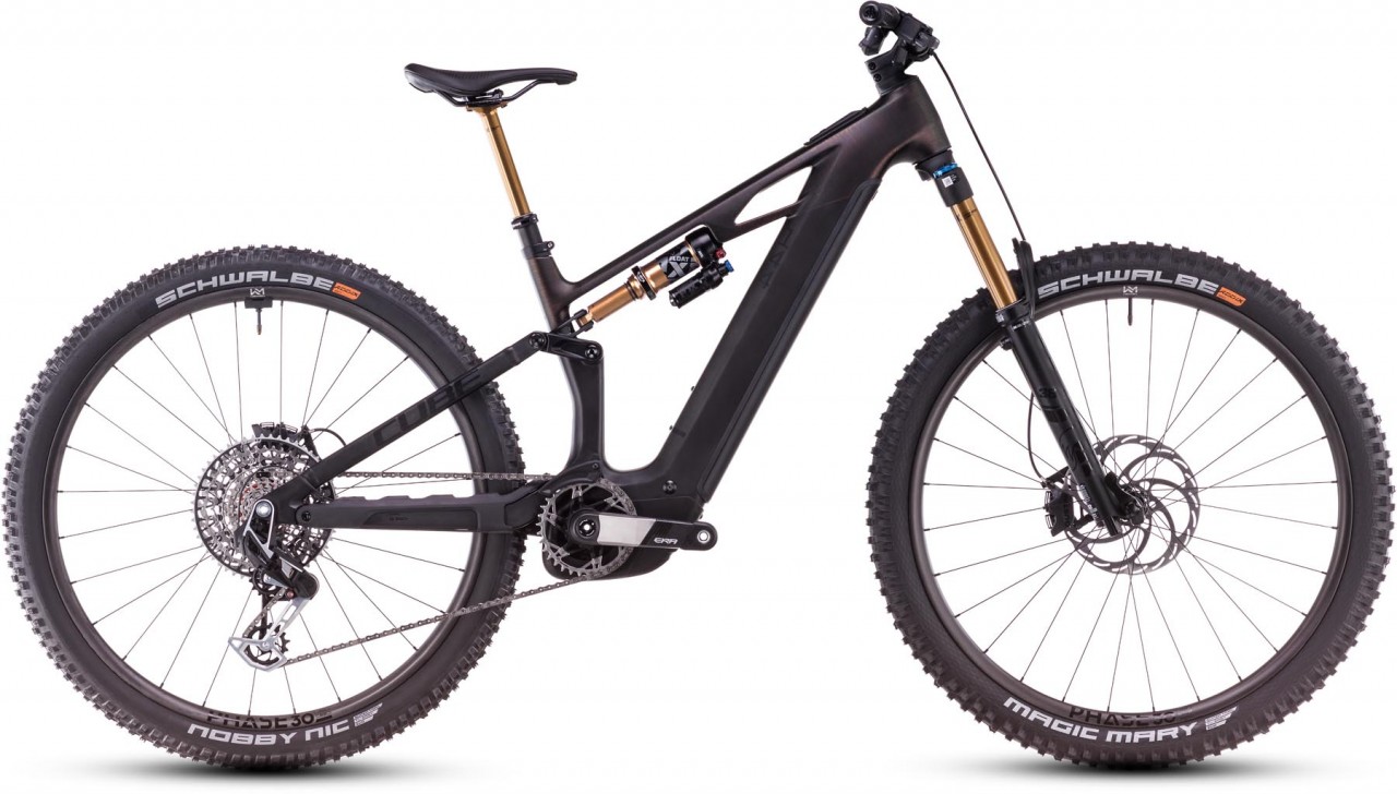 Cube Stereo Hybrid ONE44 HPC SLT 800 liquidlava n black 2025 - MTB-Eléctrica Doble Suspensión