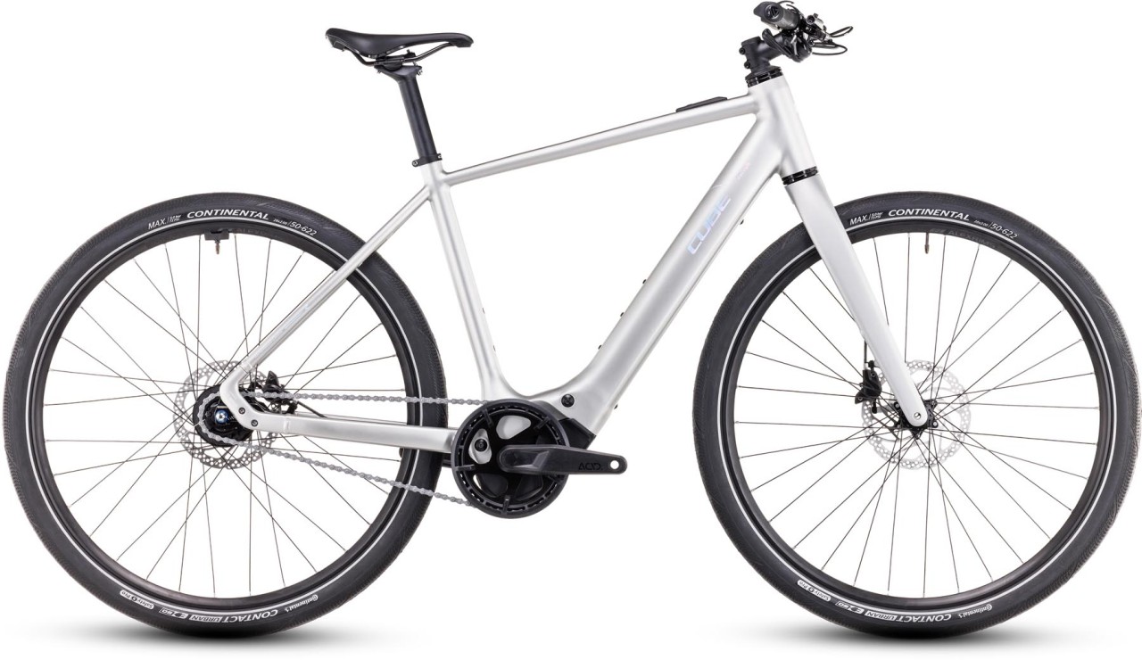 Cube Editor Hybrid SLX 400X sleekgrey n spectral 2025 - Bicicleta-Eléctrica Fitness Hombres