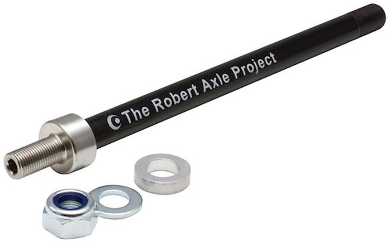 El Robert Axle Proyecto Kid Axle - eje pasante para remolques de bicicletas M12x1.5 159/165 mm