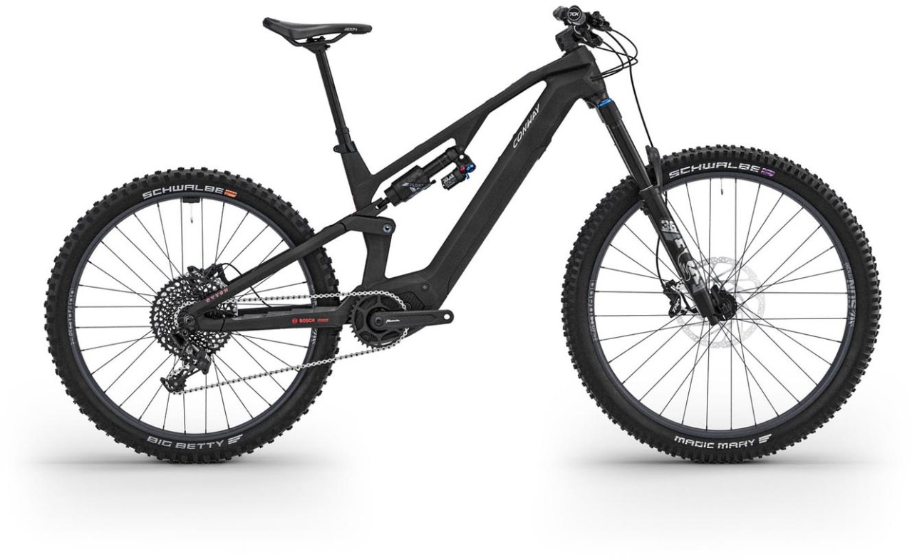 Conway Ryvon LT 4.0 400Wh carbon / silver 2025 - MTB-Eléctrica Doble Suspensión