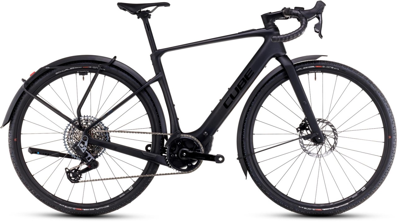 Cube Nuroad Hybrid C:62 SLX FE 400X carbon n glossy 2025 - Bicicleta-Eléctrica de grava