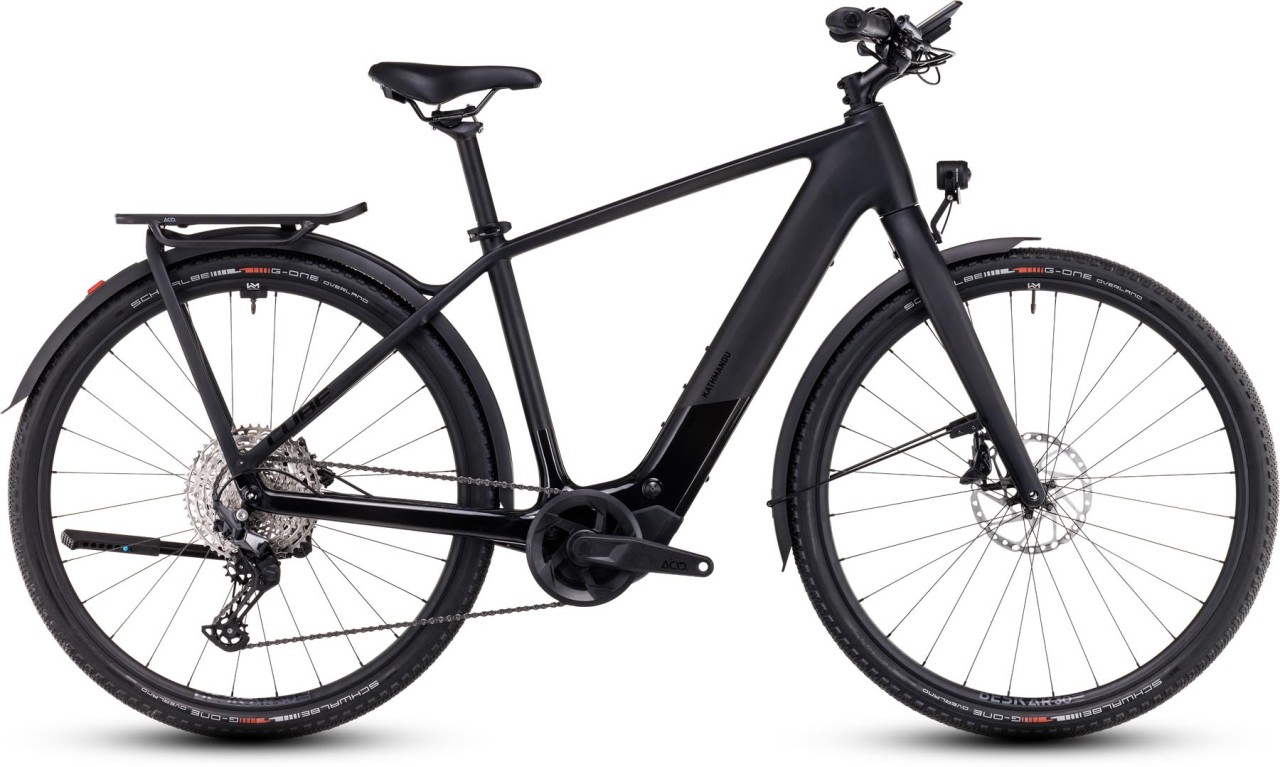 Cube Kathmandu Hybrid C:62 SLX 400X carbon n black 2025 - Bicicleta-Eléctrica Trekking Hombres