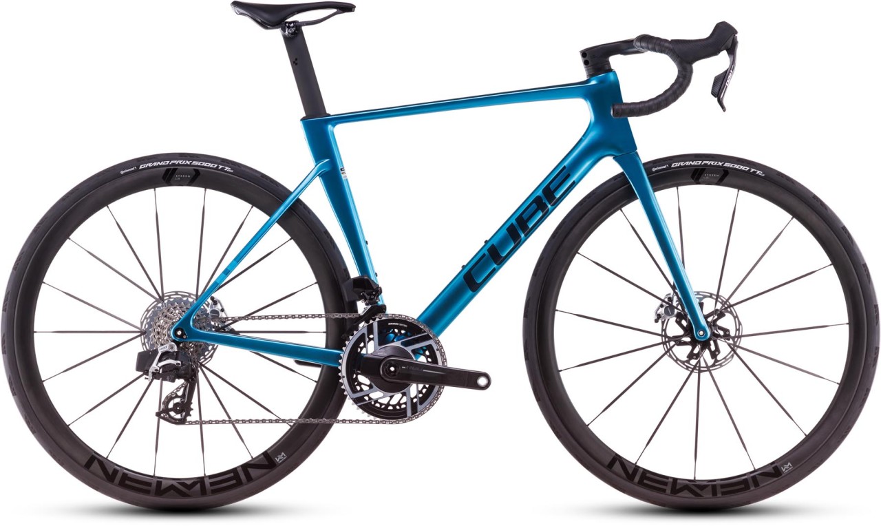 Cube Litening AIR C:68X SLX chromeblue n carbon 2025 - Bicicleta de Carrera Carbono