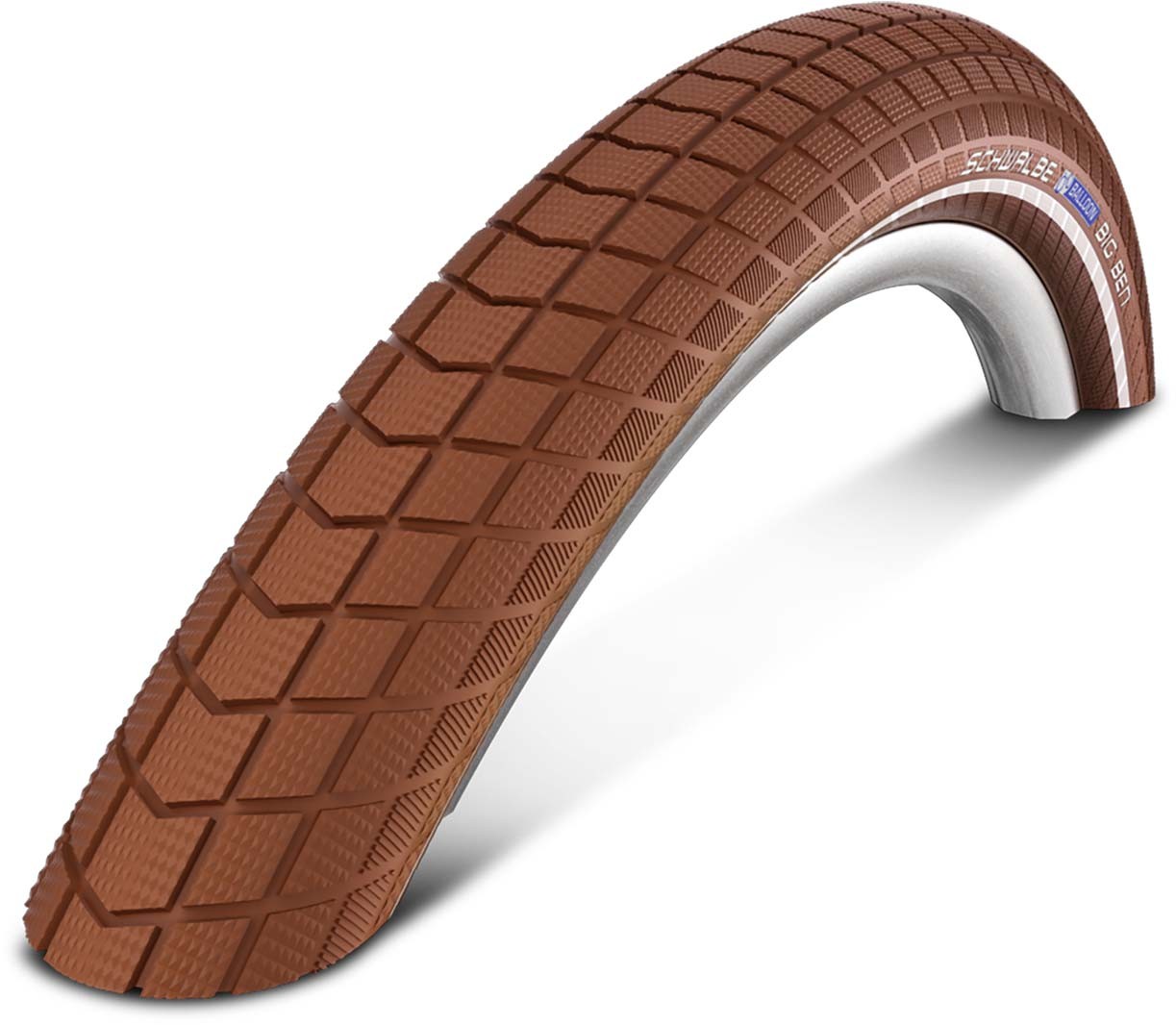 Schwalbe Neumáticos Little Big Ben 40-622 28" x 1.50 marrón / reflex