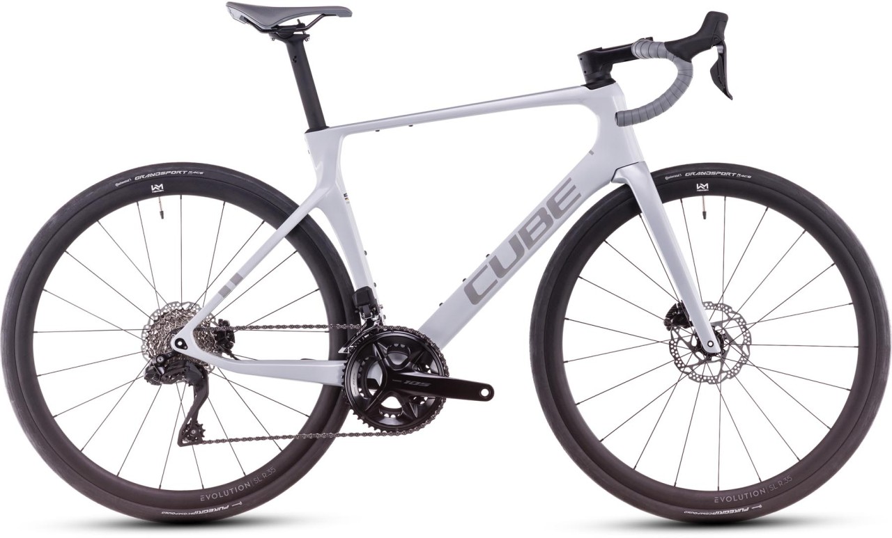 Cube Agree C:62 ONE foggrey n grey 2025 - Bicicleta de Carrera Carbono