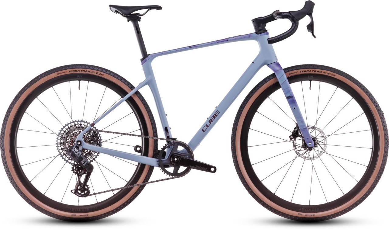 Cube Nuroad C:62 EX pigeonblue n art 2025 - Bicicleta de grava