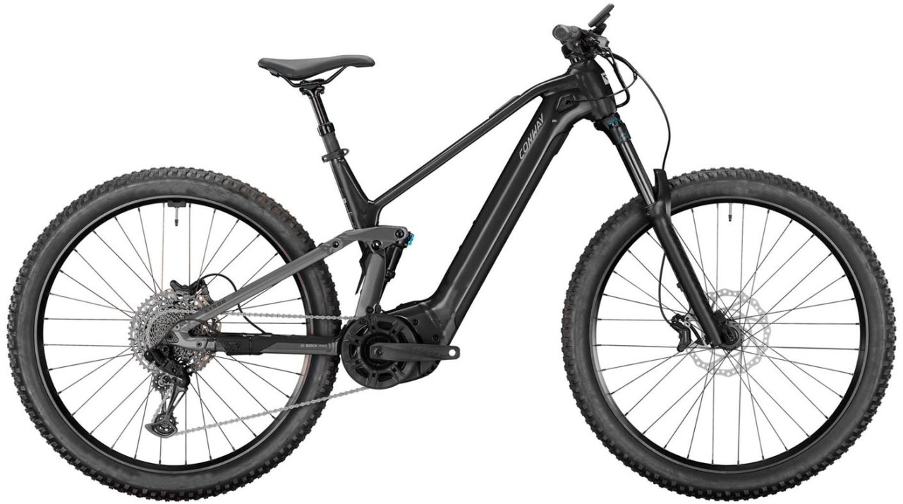 Conway Xyron ST 8.0 800Wh carbon raw / graphit grey matt 2025 - MTB-Eléctrica Doble Suspensión