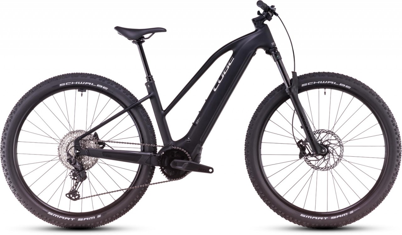 Cube Reaction Hybrid Race 800 black n metal 2025 - MTB-Eléctrica Rígida Damas