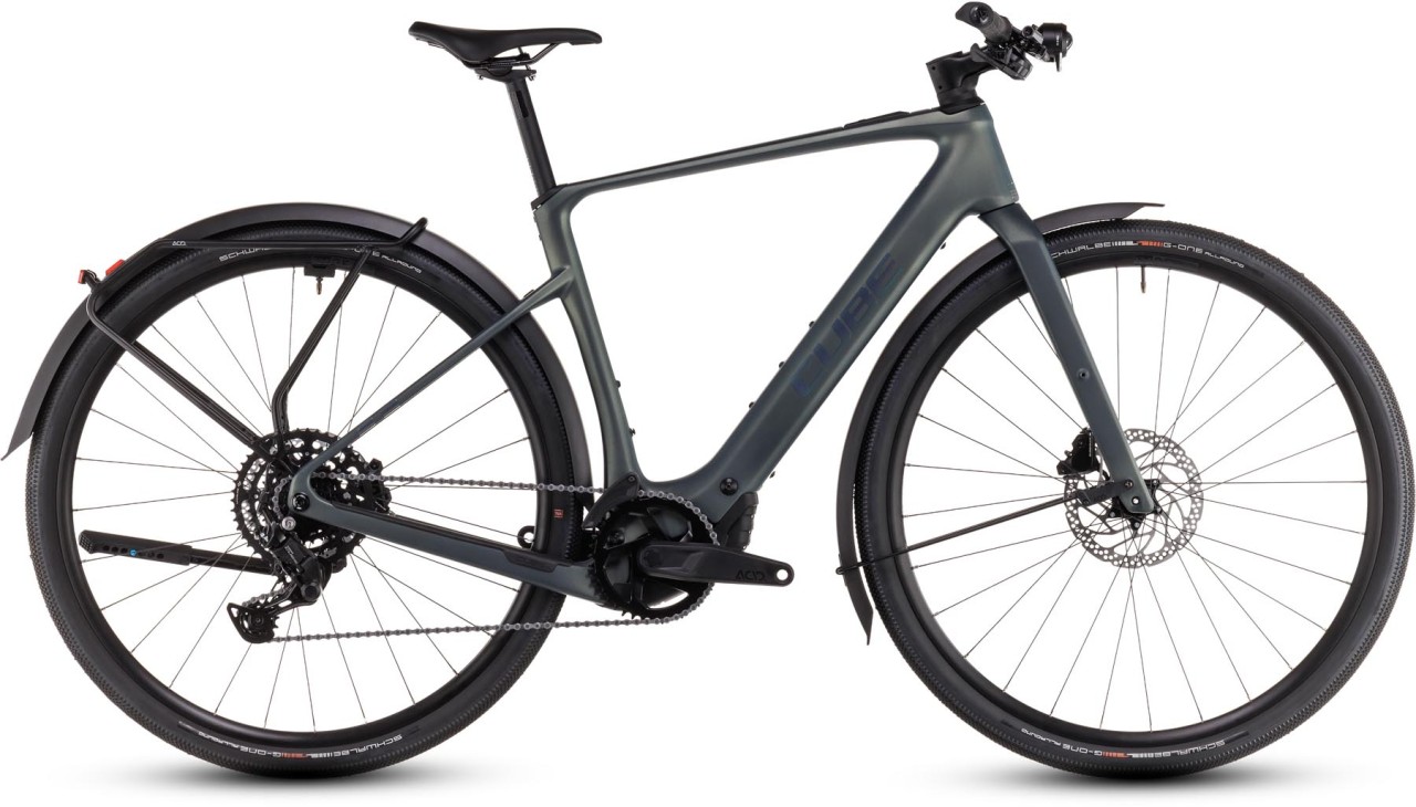 Cube Nulane Hybrid C:62 Race FE 400X sagebrushgreen n prism 2025 - Bicicleta-Eléctrica Fitness Hombres