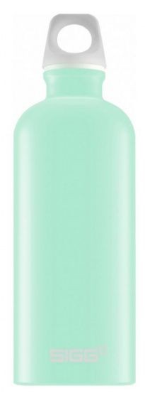 Botella transparente Sigg, aluminio, 600 ml - turquesa