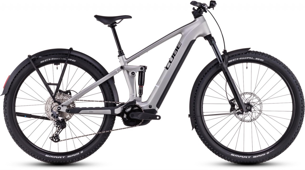 Cube Stereo Hybrid ONE22 Race Allroad 800 silver n black 2025 - MTB-Eléctrica Doble Suspensión