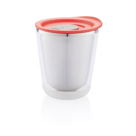 XD Taza termo de diseño Dia, acero inoxidable, rojo - 200 ml