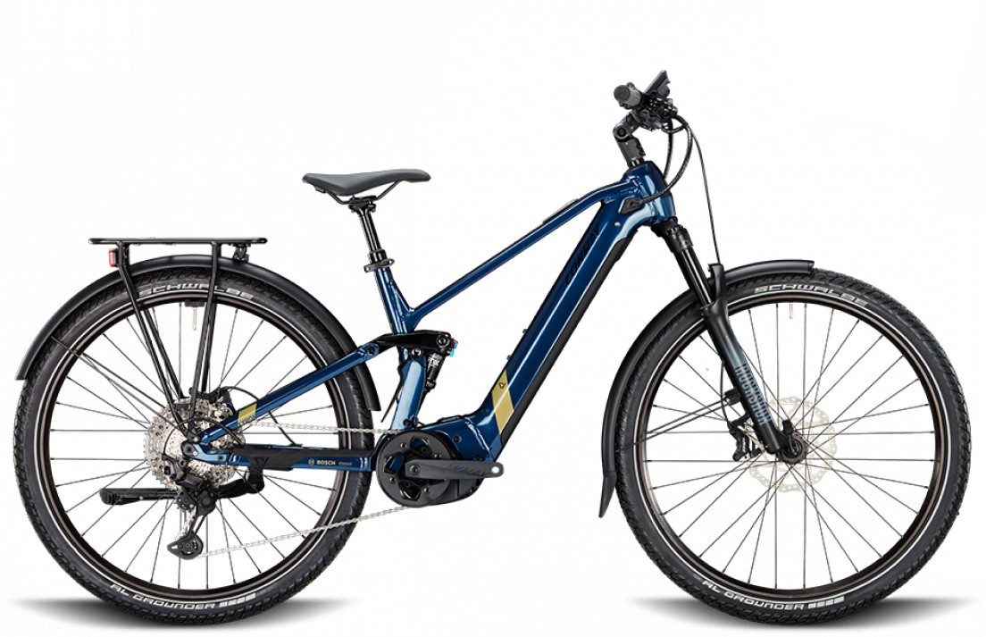 Conway Xyron SUV 6.9 750Wh blue metallic / bronze metallic 2024 - MTB-Eléctrica Doble Suspensión