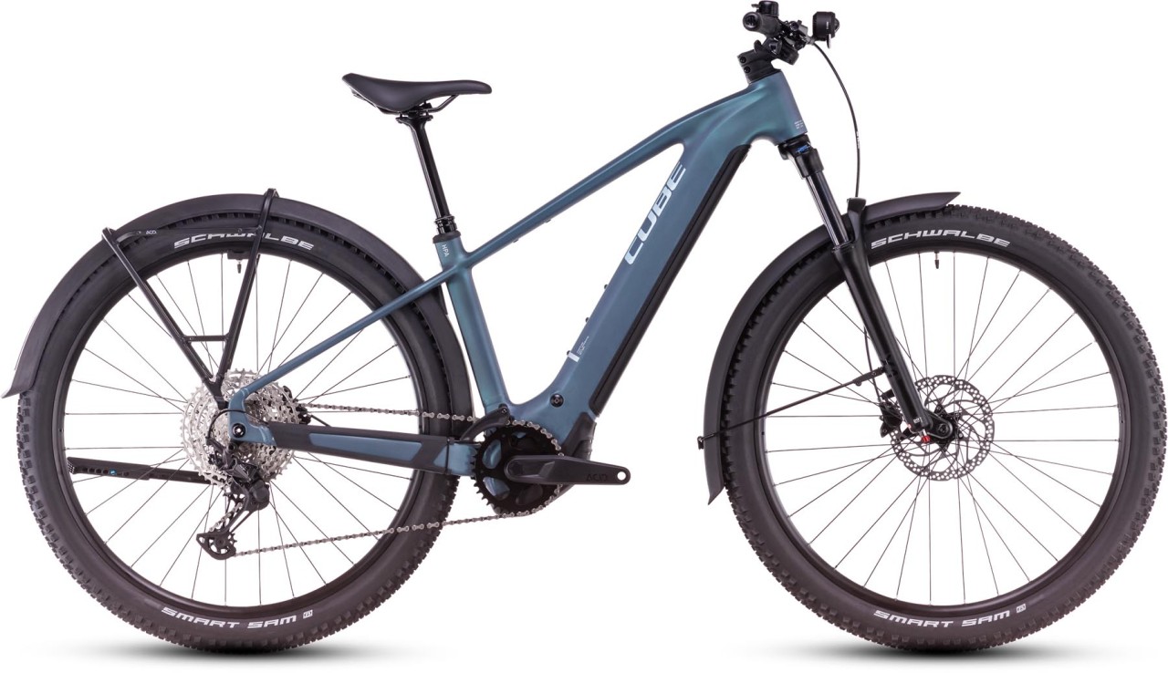 Cube Reaction Hybrid Pro Allroad smaragdgrey n prism - MTB-Eléctrica Rígida