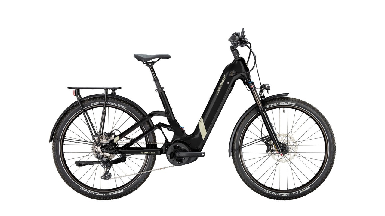 Conway Cairon SUV FS 4.7 625Wh black metallic / dessert matt 2023 - MTB-Eléctrica Doble Suspensión Acceso Fácil