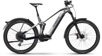 Haibike Adventr FS 9 silver/dark blue matt 2023 - MTB-Eléctrica Doble Suspensión