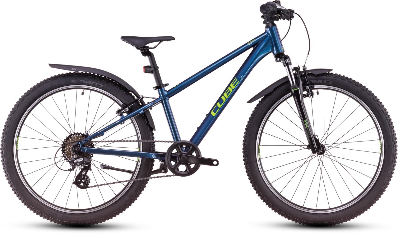 Cube Acid 240 Allroad deepcobalt n apple 2025 - Bicicleta Niños 24 Pulgadas