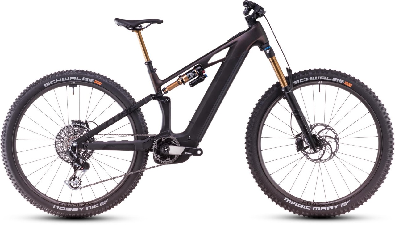 Cube Stereo Hybrid ONE44 HPC SLT liquidlava n black - MTB-Eléctrica Doble Suspensión