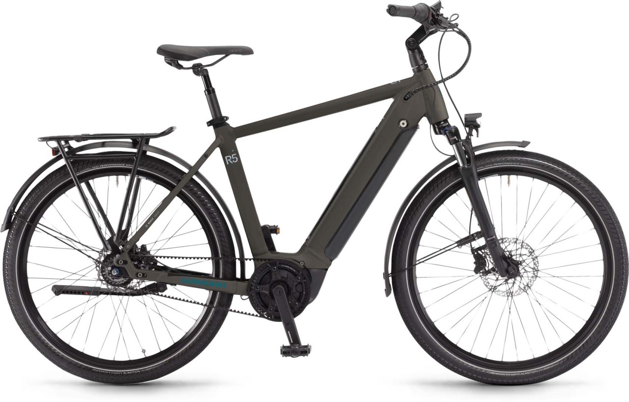 Winora Sinus R5f Peat matt 2023 - Bicicleta-Eléctrica Trekking Hombres