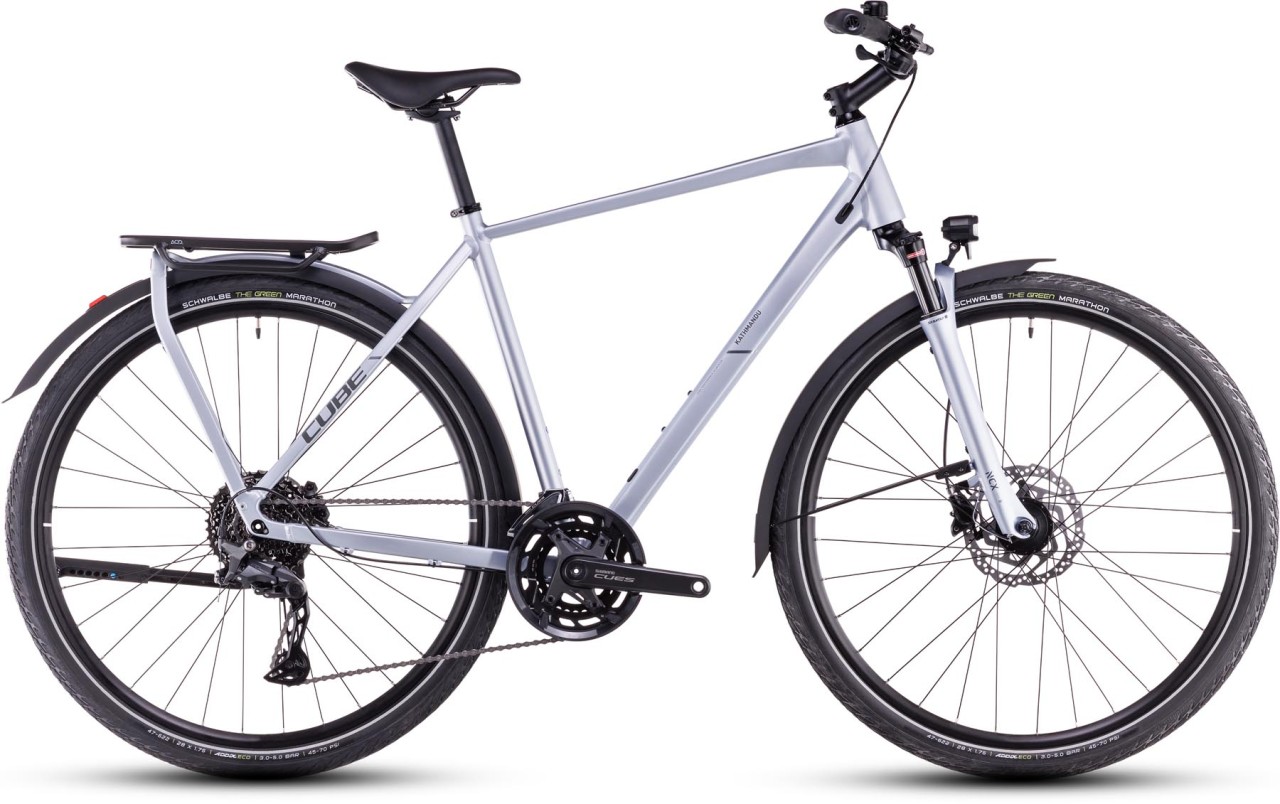 Cube Kathmandu Pro silverblue n grey 2025 - Bicicleta Trekking Hombres