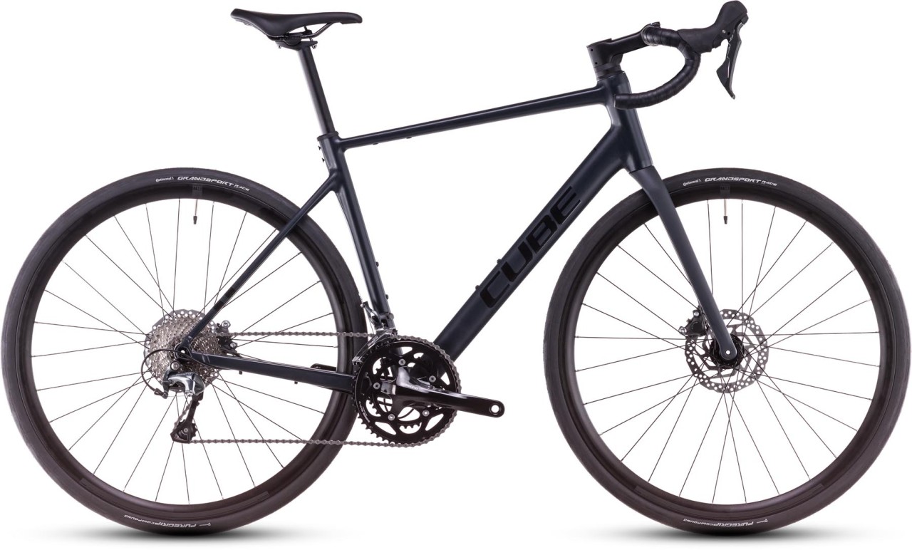 Cube Attain Race night n black 2025 - Bicicleta de Carrera Aluminio