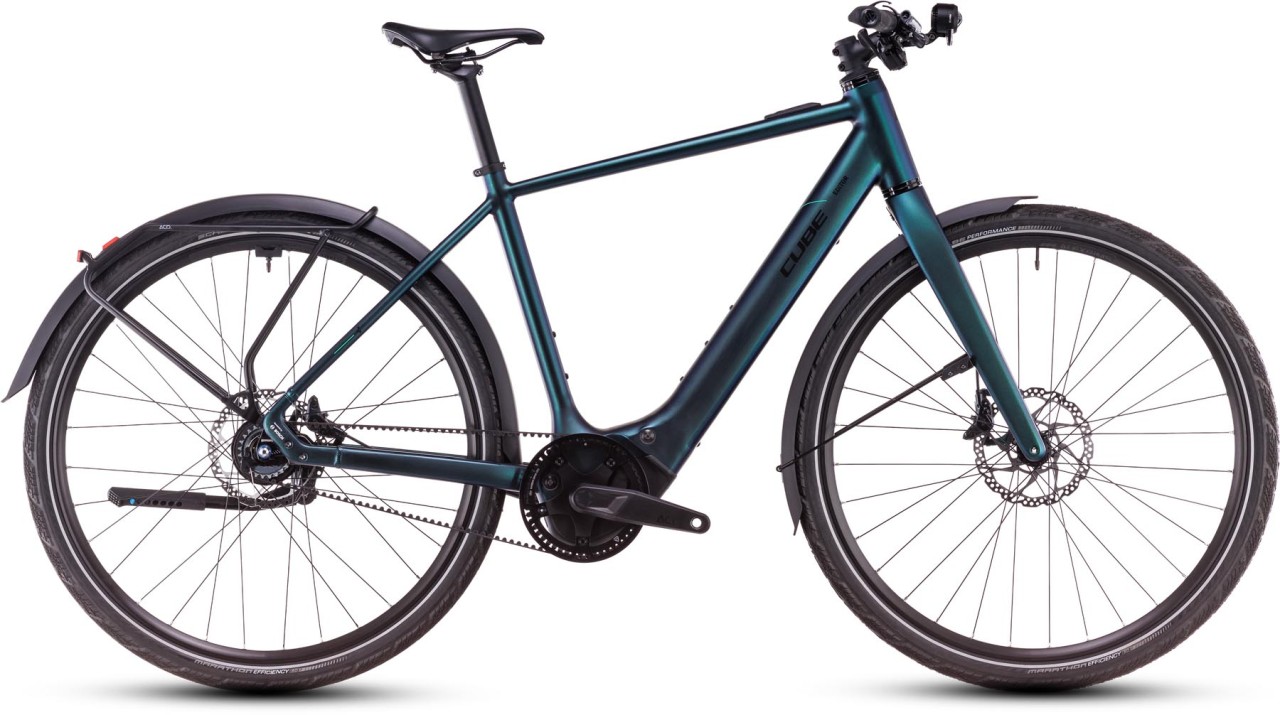 Cube Editor Hybrid SLT FE 400X goblin n glossy 2025 - Bicicleta-Eléctrica Fitness Hombres