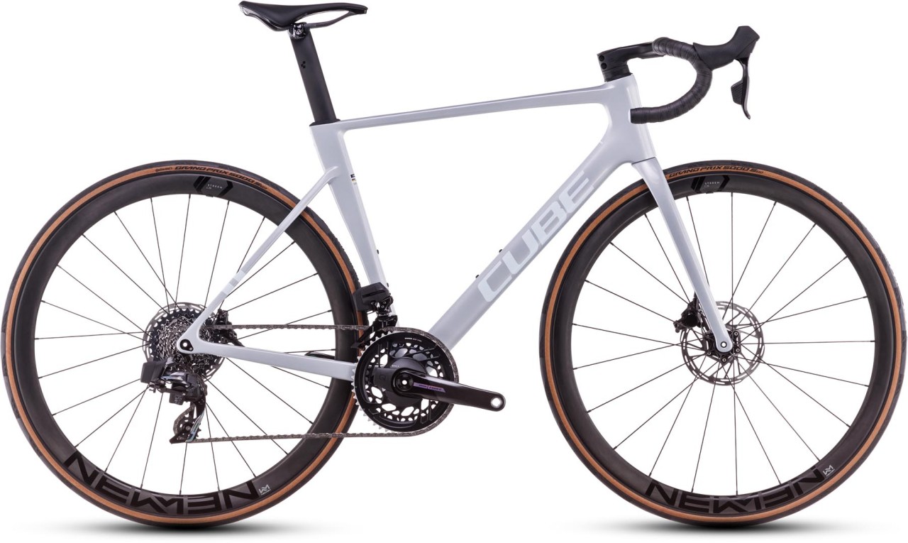 Cube Litening AIR C:68X Pro foggrey n white 2025 - Bicicleta de Carrera Carbono